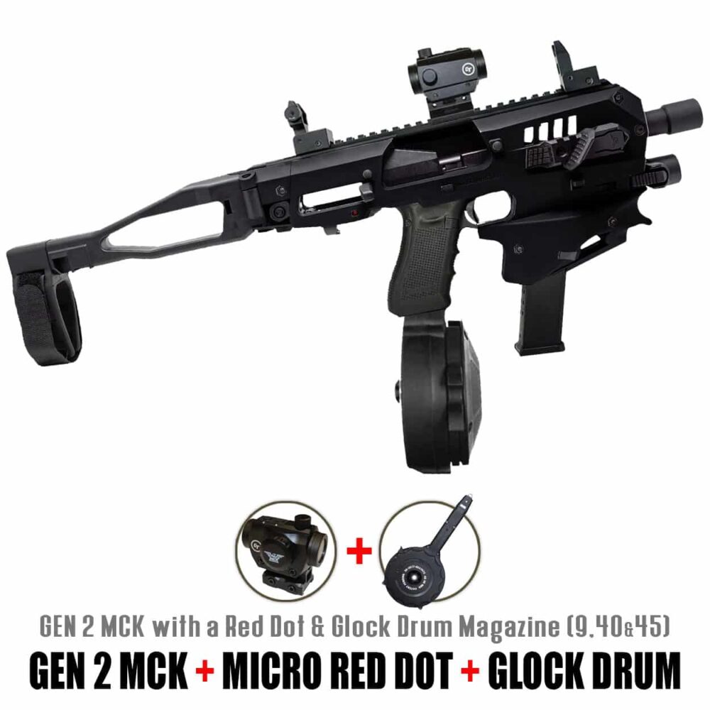 gen 2 mck micro red dot and glock grum