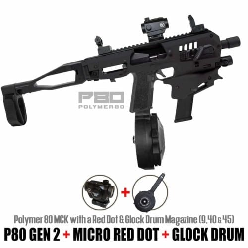MCK 2.0 | Micro Conversion Kit P80 + MRD + Glock Drum Bundle - CAA