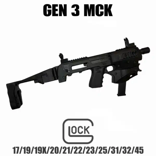 MCK 3.0 | GEN 3 MCK | MICRO CONVERSION KIT | GLOCK 17 / 19 / 19x / 22 / 23 / 25 / 31 / 32 / 45 + Free Titan Charging Handle (Except for 20/21)