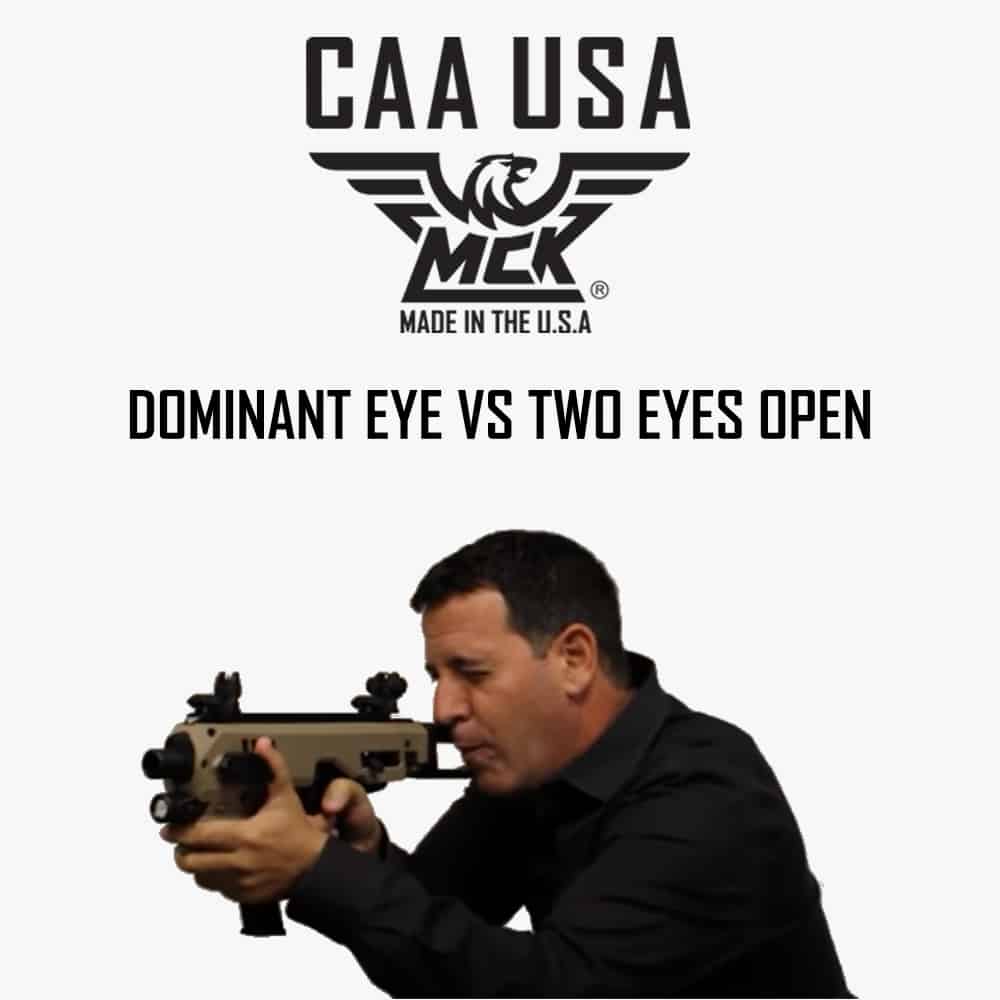 Dominant Eye vs Two Eyes Open