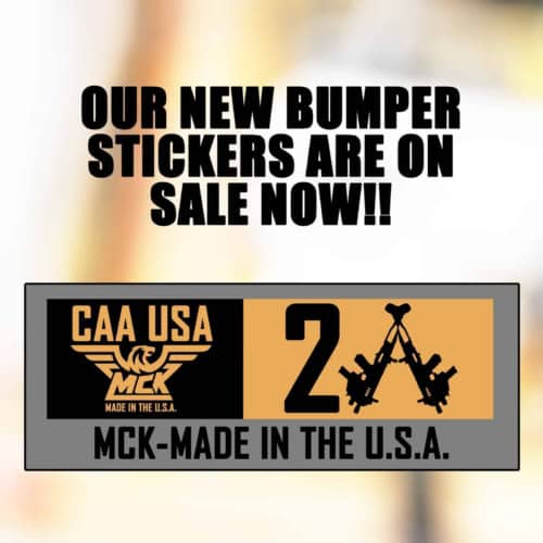 2A Bumper Sticker - CAA Gear Up - CAA USA