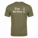 Lions Not Sheep Tshirt Back