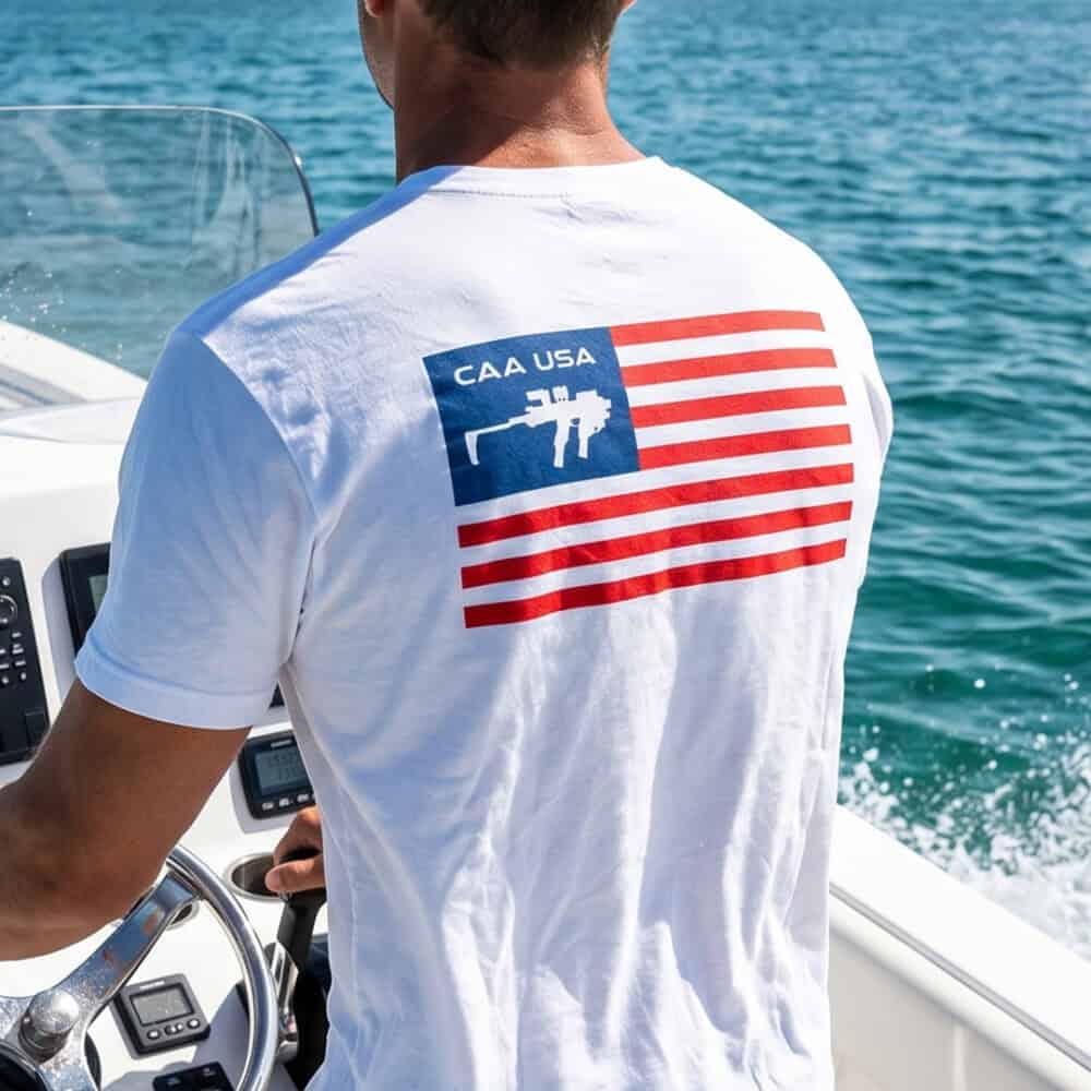 CAA USA Flag Tshirt Lifestyle